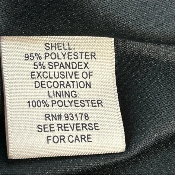 Philosophy Women’s Small Black Grommet Fit & Flare Scuba‎ Dress Cocktail Stretch - Picture 16 of 16